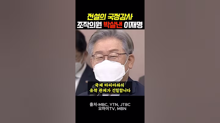 이재명 VS 조작의원 전설의 국정감사