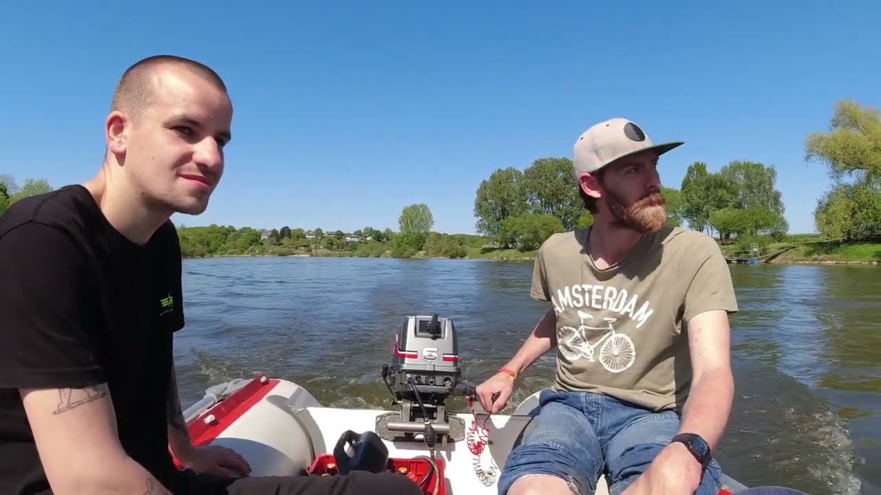 Auf dem Wasser, die Weser hoch Richtung Verden mit 2 Übernachtungen Teil 1/2
