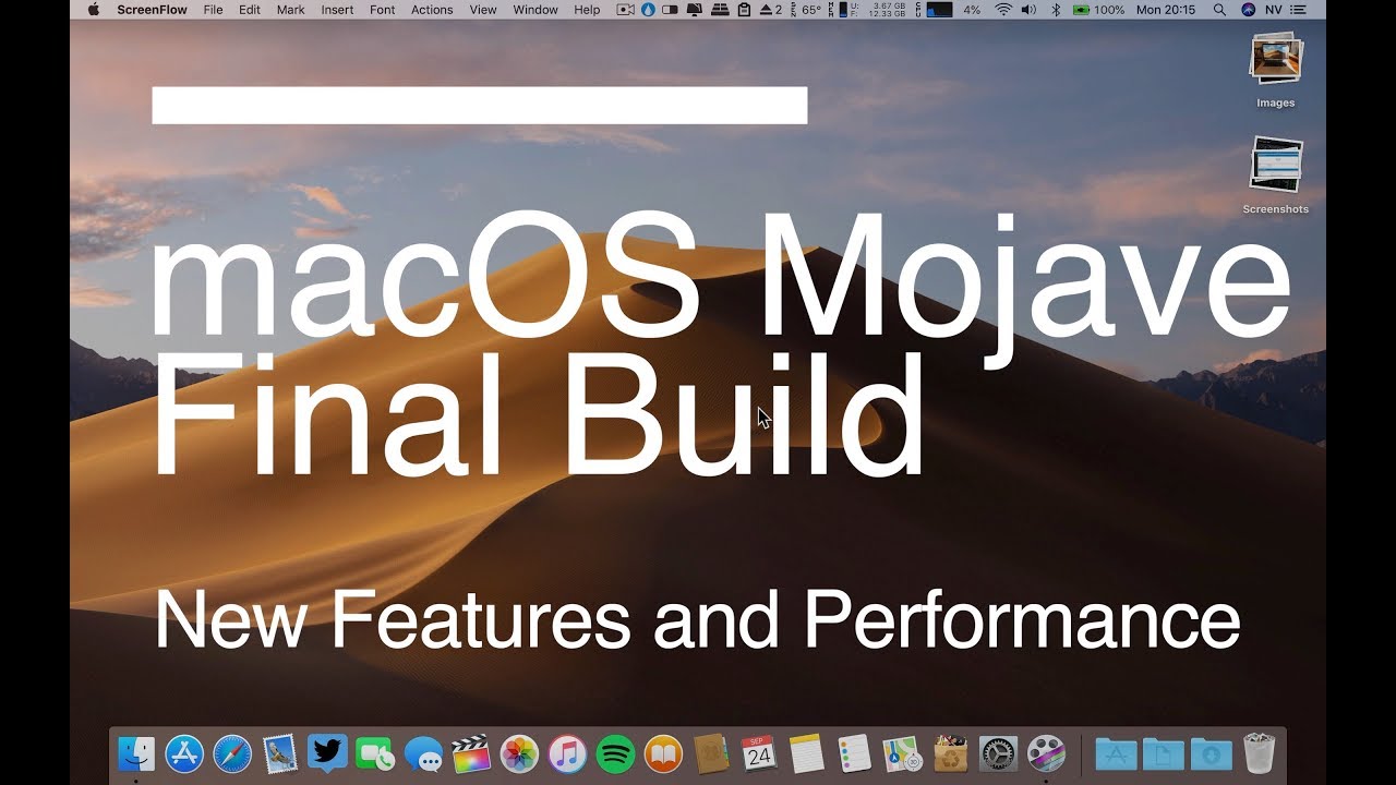 MacOS Mojave Final Build Performance And Features YouTube