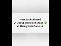 Abstraction in Java 💻🎭