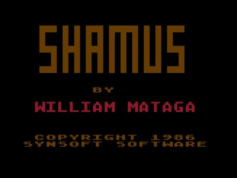 ❤Ищем логово Тени в u0022Shamusu0022❤ Atari 800. Play 60fps! Game by Synapse Software, 1982-1986.Arcade game