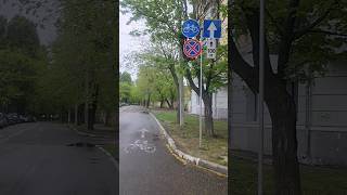 Самая короткая вело дорожка в Харькове.
