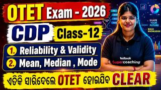 OTET EXAM 2026 | CDP | (Paper-1,2)) l Class-12 | Pedagogy by Subhasmita Ma'am