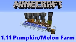 Hello again everyone! today we take a look at very simple pumpkin and
melon farm for minecraft 1.11, using the new observer block! this
design works in the...