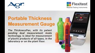 New Portable Thickness Measurement Gauge Agr Flexitest