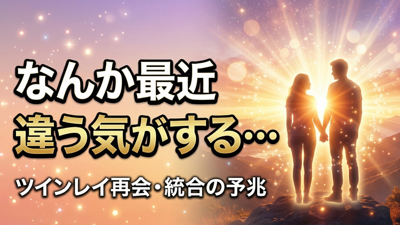 【ツインレイ】なんか最近違う気がする…その感覚、再会が近いサインです
