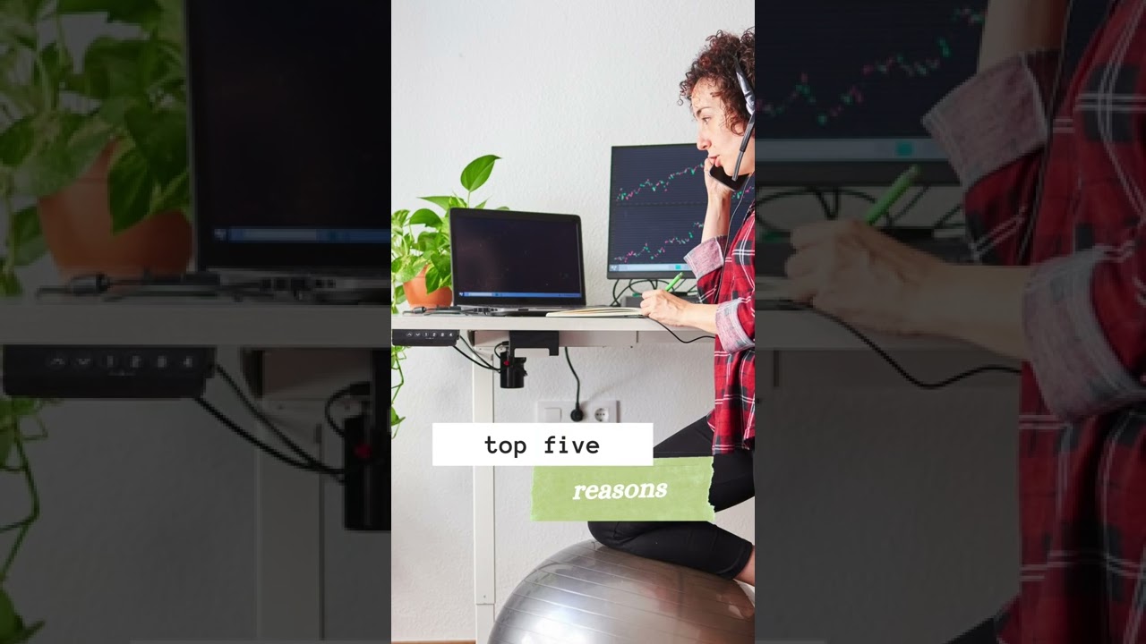 TOP FIVE BENEFITS of a standing desk 🛎