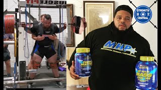 LOTW (October 2019) Dylan Hellriegel Squats 425 kg x 2 Fast, Maddox Easy 329 kg Bench In Training