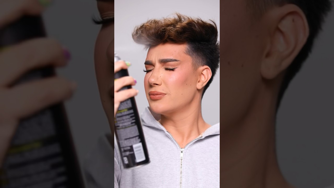 HAIRSPRAY TO SET YOUR MAKEUP IN PLACE?! ?