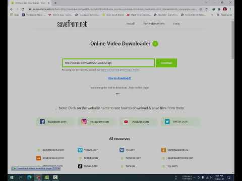 how to download video from youtube by savefrom