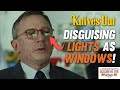Knives Out: Creating fake windows with lights for glasses reflection (Show Short)