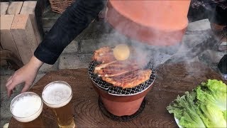 【ささみバサミするり】筋を抜いたササミ肉を「鉢りん」で燻製にしてみた