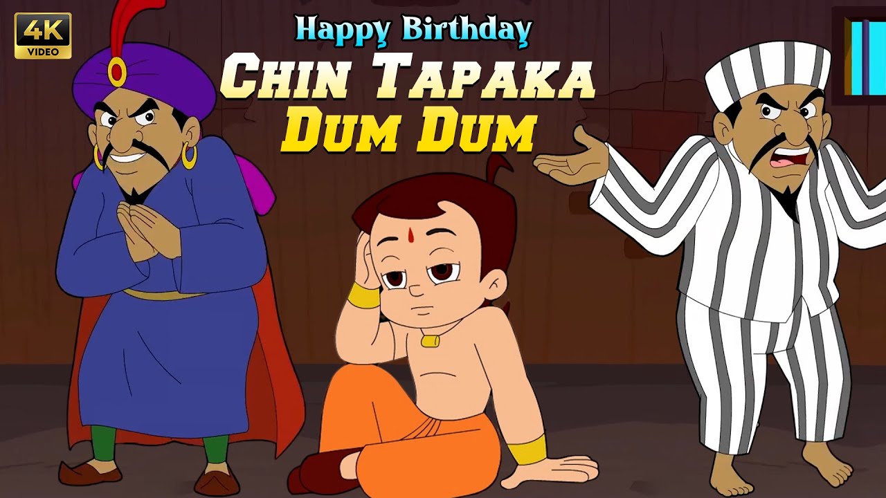 Chhota Bheem - Chin Tapaka Dum Dum's Birthday | Takiya Returns to Dholakpur | 4K Cartoons for Kids