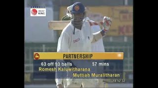 Romesh KaluWitharana | Muralitharan Series Wining 10th Wicket 71 runs vs NewZealand 3rd Test 1998
