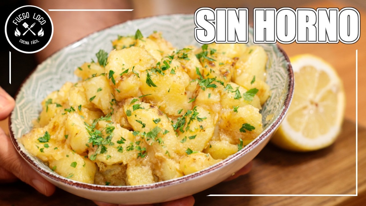 Guarnición PERFECTA en 15 Minutos | Patatas al Limón SIN FREÍR