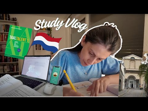 Study vlog | NEW DUTCH course from A1 to B1