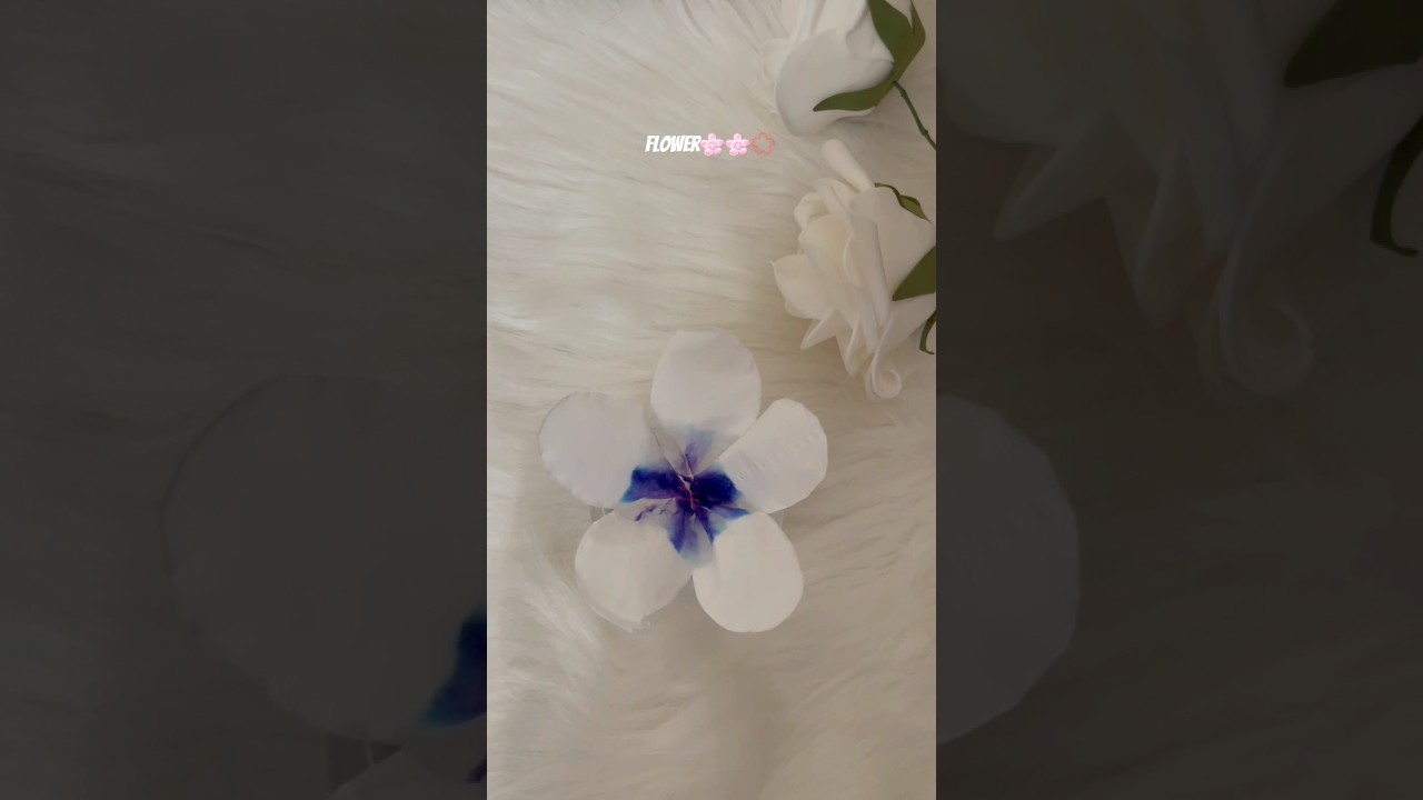 easy tissue flowers 🌸✨️😍