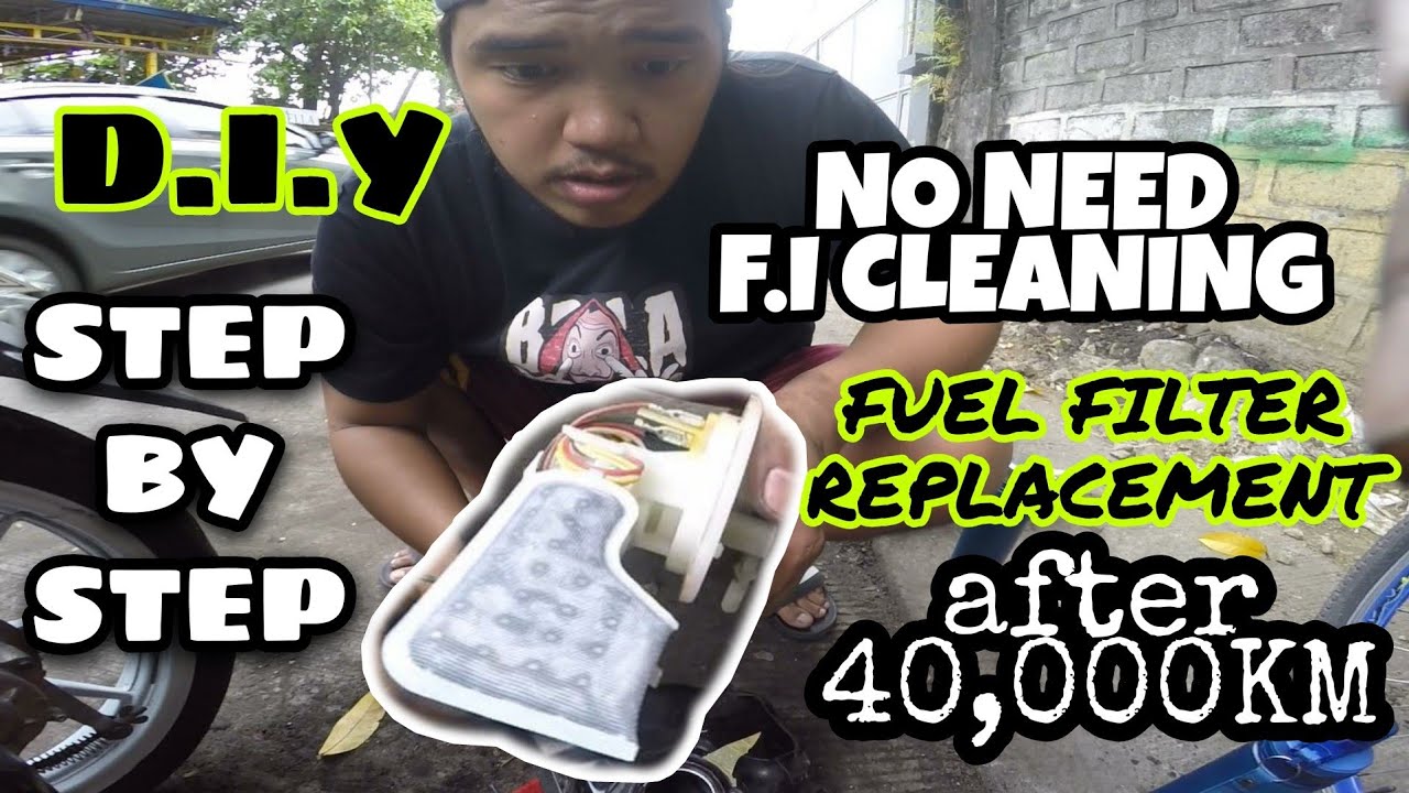 FUEL FILTER REPLACEMENT MIO I 125/ F.I CLEANING NO MORE / DO IT YOUR