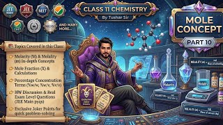Mole Concept Part 10 🔥 Master Concentration Terms & Tricks | NEET/JEE/WBJEE