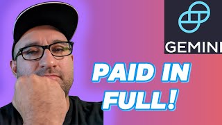 Gemini EARN users will be paid in full!