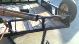 Big Linear FWE Valveless Pulsejet Test Run