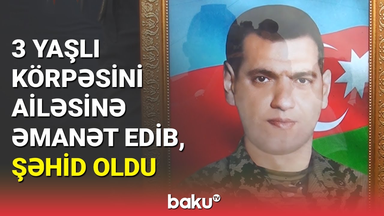 Qazax şəhidinə vida etdi: Atası şəhid Elvin Əhmədovun arzularını ürəkağrısı ilə xatırladı