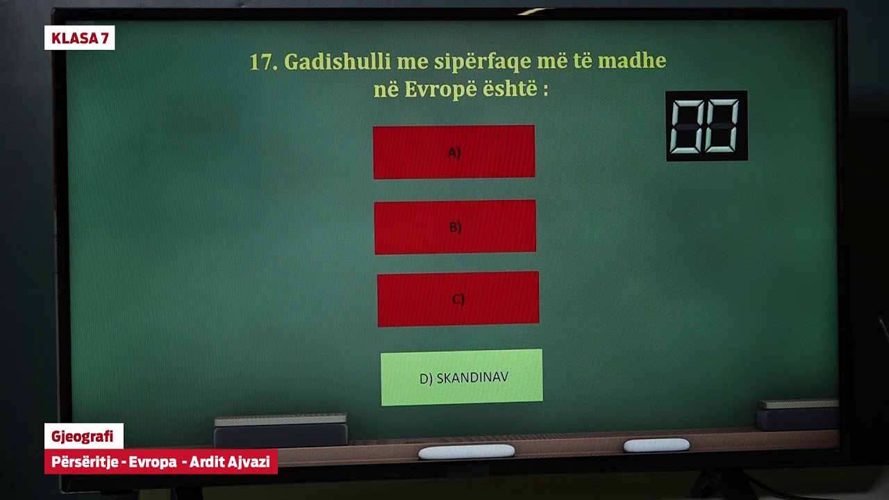 7186 - Gjeografi - Përsëritje: Evropa