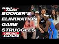 Why did Devin Booker have one of the worst first-half performances of his career?