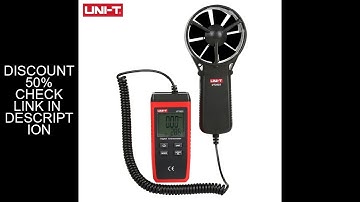 UNI-T Digital Anemometer UT363S 0.4~30m/s Wind Speed Sensor Meters Temperature Tester Measuring Inst