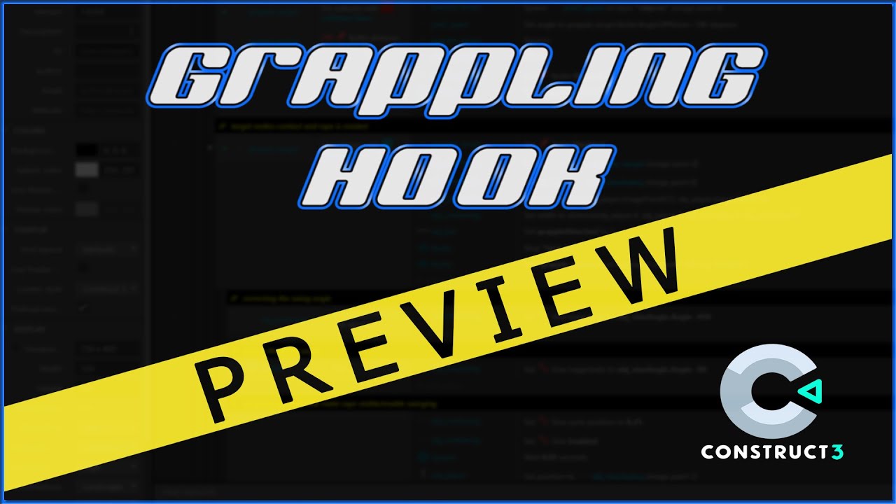 Construct 3 Grappling Hook Tutorial (Trailer) - YouTube