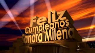 feliz cumpleaños Sandra Milena