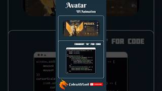 Avatar UI Animation in HTML CSS & JavaScript | Free Source Code | Modern Gaming Profile Card