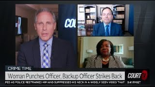 CLOSING ARGUMENTS Clip - Woman Punches Officer