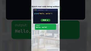Lesson 2/57: Your First Program!#pythontutorial #coding #programming #pythonforbeginners