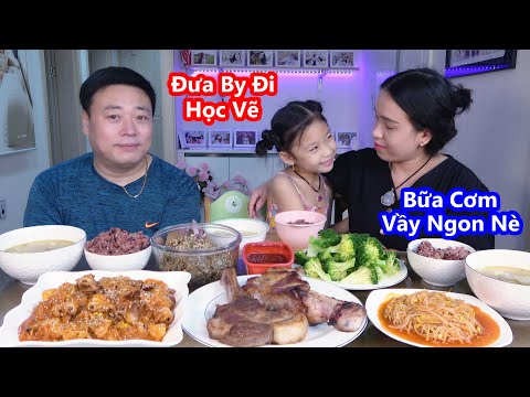 Video Đưa By Đi Học Vẽ Về Làm Mâm Cơm Gia Đình Hằng Ngày Hàn... - YouTube