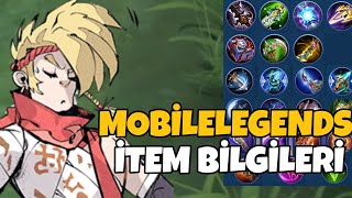 MOBİLELEGENDS İTEM BİLGİLERİ - HANGİ İTEM NE İŞE YARAR ?