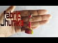 How to make pearl fabric Jhumka at home