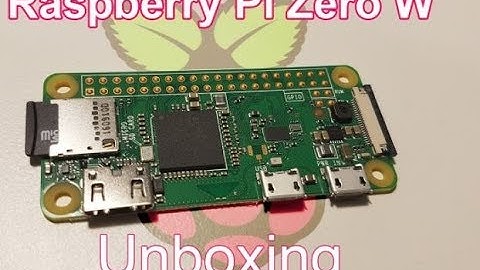 Raspberry Pi Zero W: Unboxing and Review