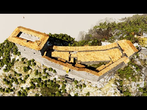 Reconstruction 3D: Château de Montségur -  Ariège