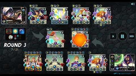 Battle Mage Secrets Challenge, Theme Keep Your Distance from Splinterlands game.