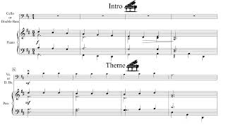 French Folk Song (Les Bossus) Piano Accompaniment (𝅘𝅥= 70) Suzuki Cello/Bass Book 1