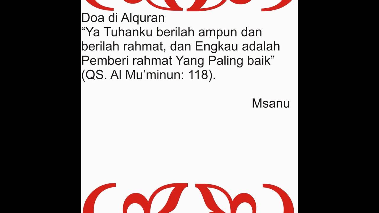 doa di alquran - YouTube