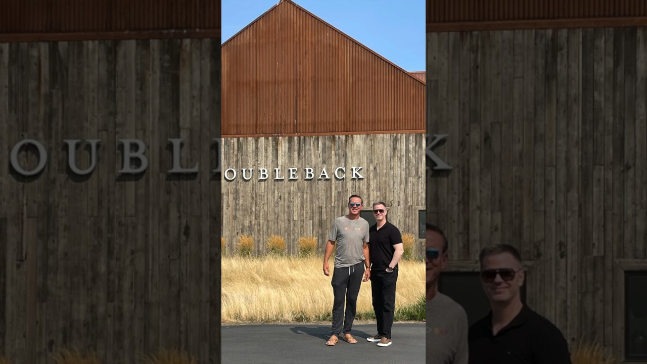 Drew Bledsoe’s DOUBLEBACK WINERY in Walla Walla, Washington 🍷