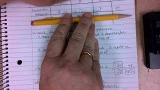 Setting up a Larger Contingency Table