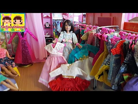 ละครบาร์บี้ ตอน ชวนเพื่อนๆ มาช่วยสคิปเปอร์เลือกชุดไปงานโรงเรียน |Barbie Fashion Closet |TenToon