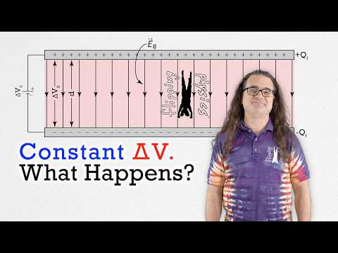 Adding a Dielectric to a Non Electrically Isolated Capacitor