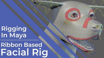 #RiggingInMaya | Part 33 | Advanced | Ribbon Face Rig
