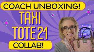 Coach Taxi Tote Unboxing! Pink Collab With @dawnlovescouture2644 @jamesjamm
