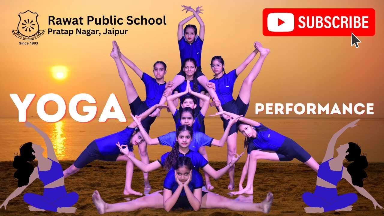 🧘‍♀️✨ Yoga Dance Performance | Rawat Public School, Pratap Nagar | Annual Day  | Nirmala Auditorium