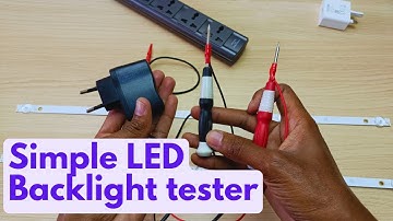 Simple and easy backlight tester from a phone charger